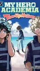 ai character: Mha beach day background