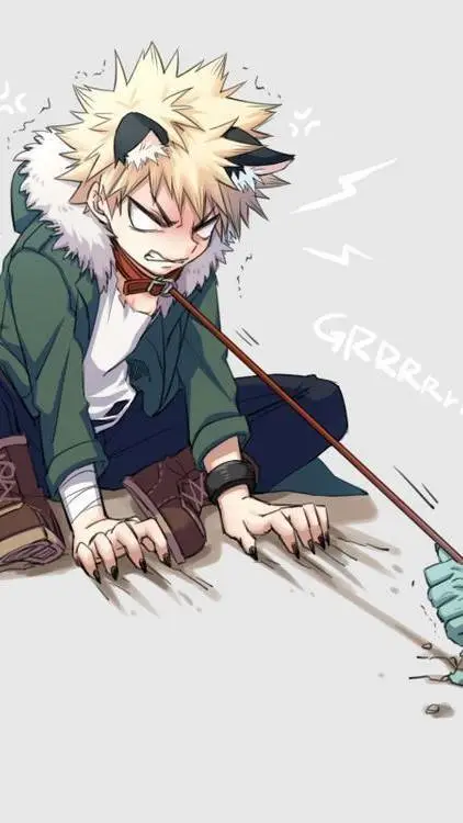 ai character: katsuki bakugo background