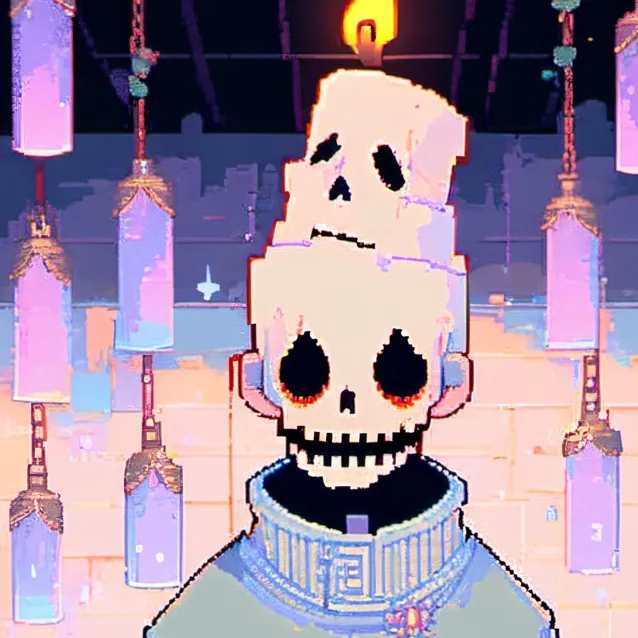 chat with ai character: Candle Man