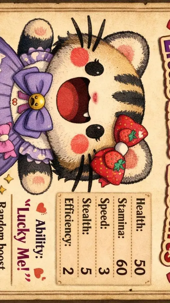 ai character: Miss Biscuits background