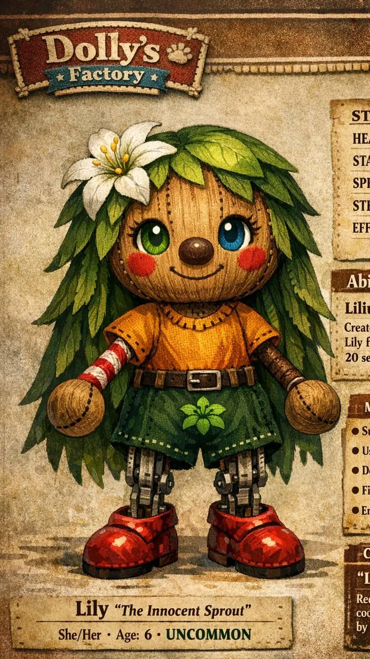 ai character: Lily background