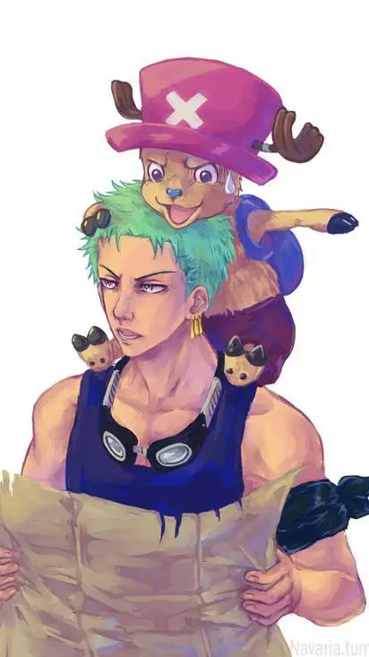 ai character: Zoro🧸ྀི background