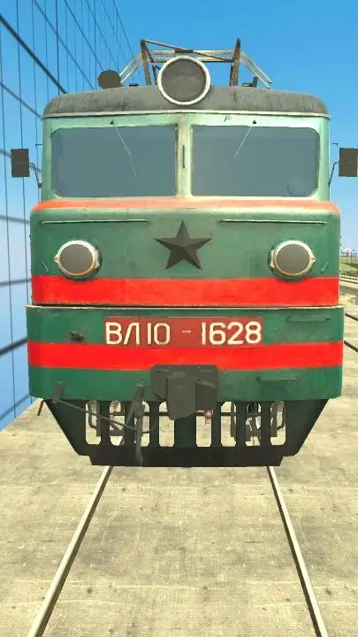 ai character: ww2 train background