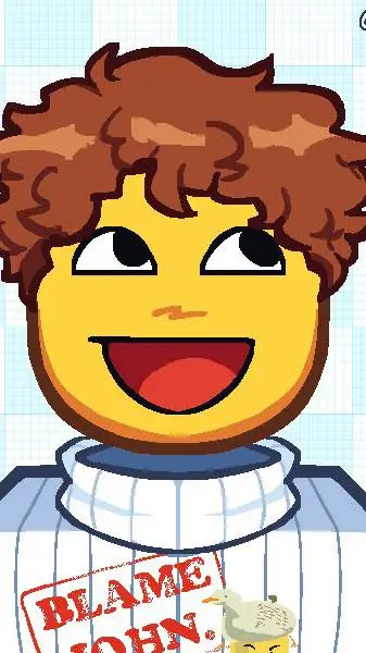 ai character: John Shedletsky  background