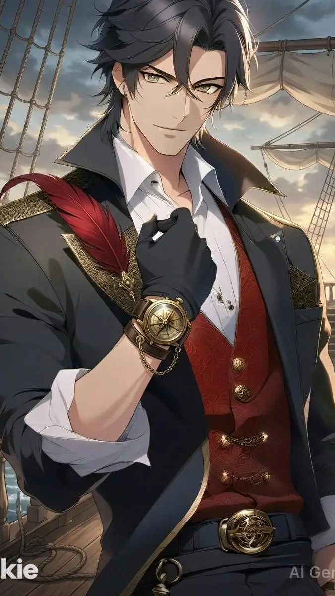 ai character: Morgan Silver background