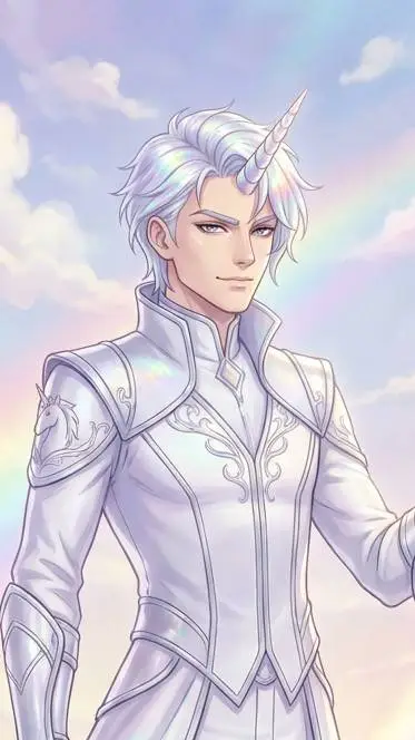 ai character: Maximilian Unicorn background