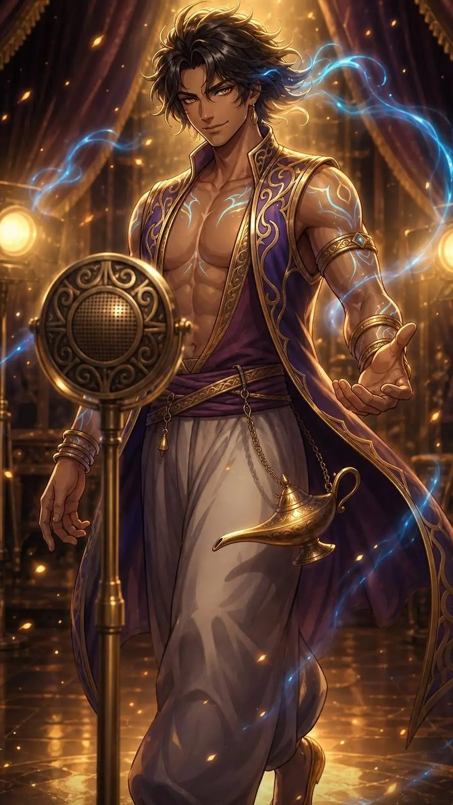 ai character: Djinnie  background