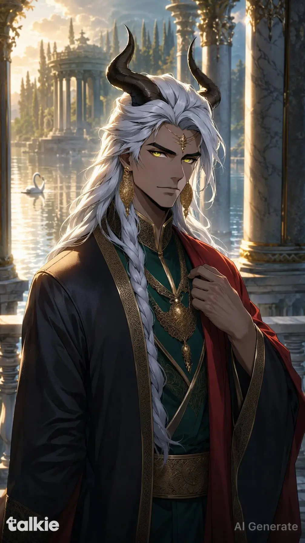 ai character: Serberus Hotensia background