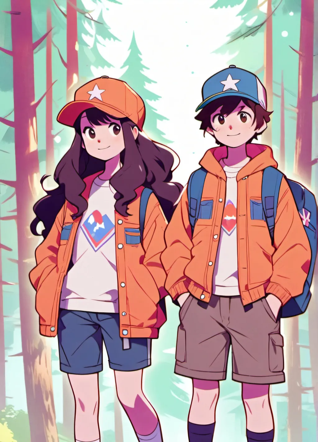chat with ai character: Dipper&mabel pines