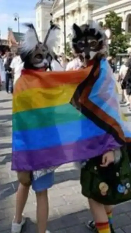 ai character: LGBTQ+ therian  background