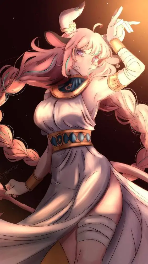 ai character: Вареса 🍥🪄🐄 background