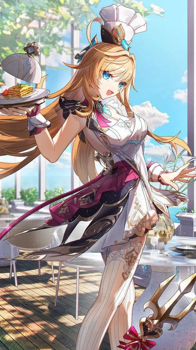 ai character: Эскофье  background