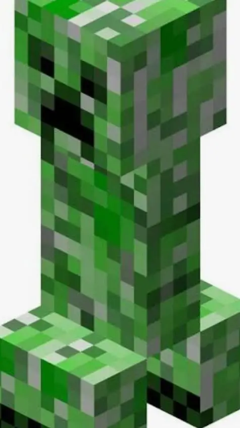 ai character: creeper(Minecraft) background