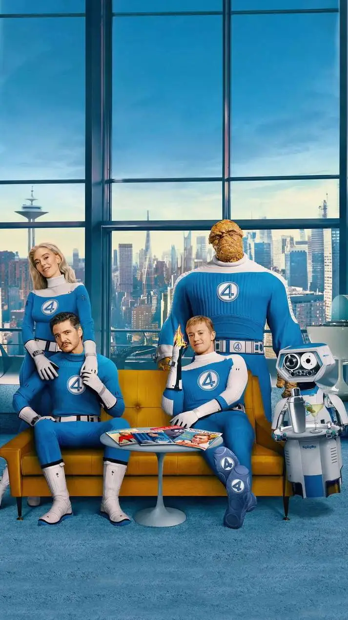 ai character: Fantastic 4  background