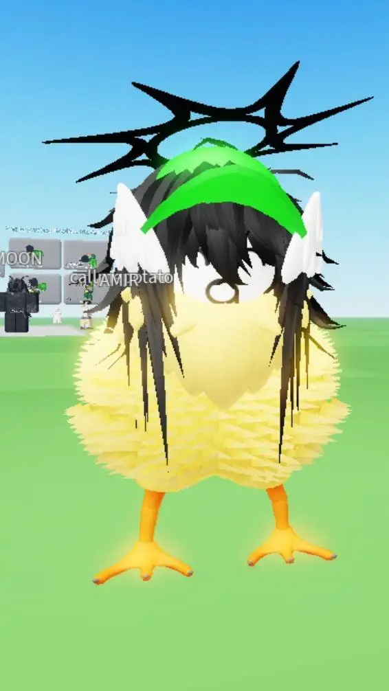 ai character: chick vegan vanity background