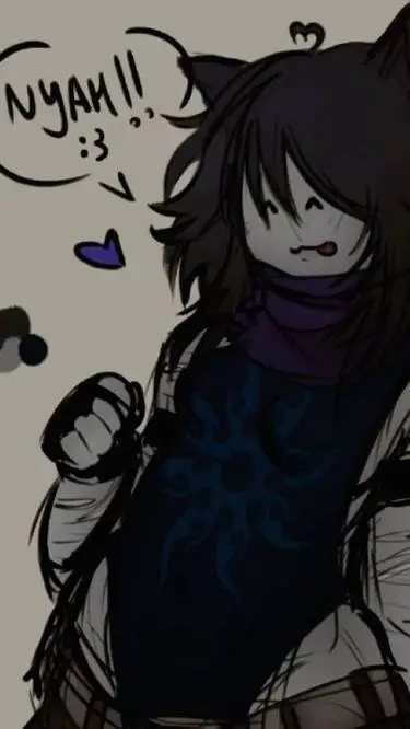 ai character: cat kitty Two time background