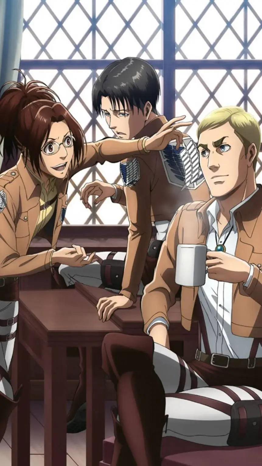 ai character: AOT x Researcher 1 background
