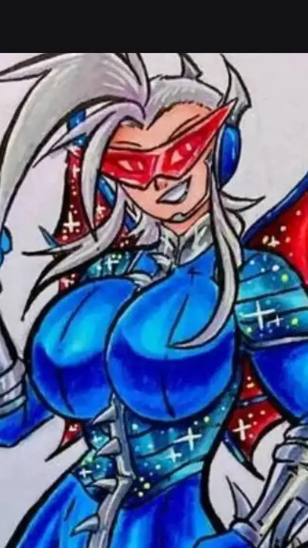 ai character: female gigan background