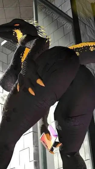 ai character: female indoraptor background