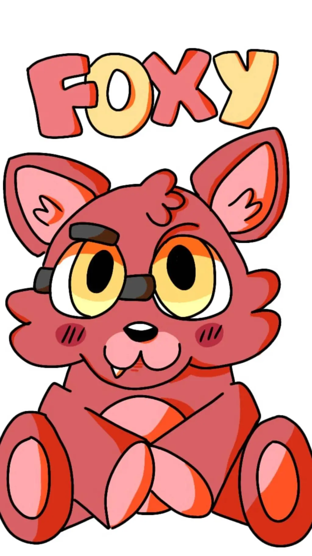 ai character: Foxy cute background