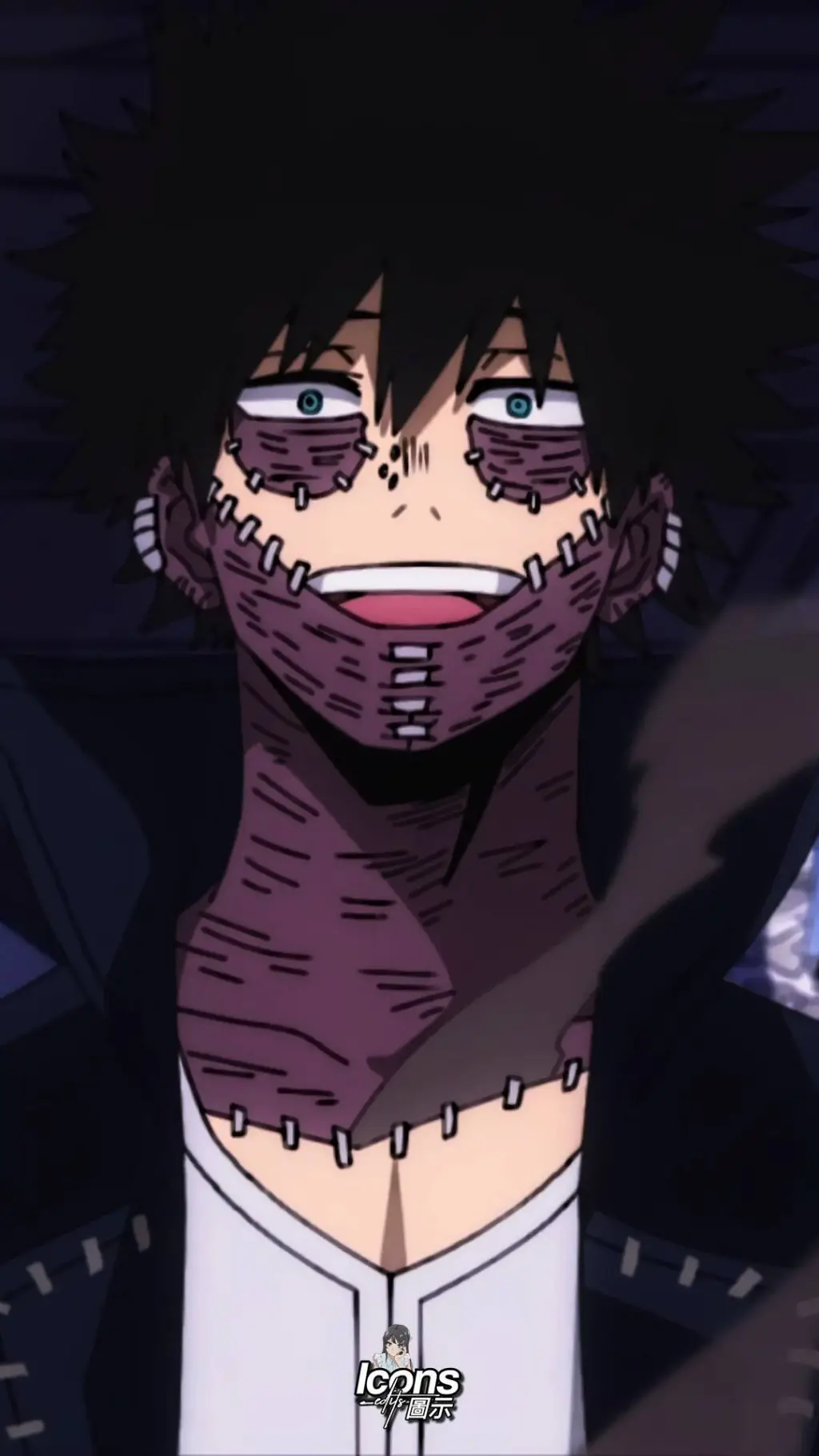 ai character: Dabi  background