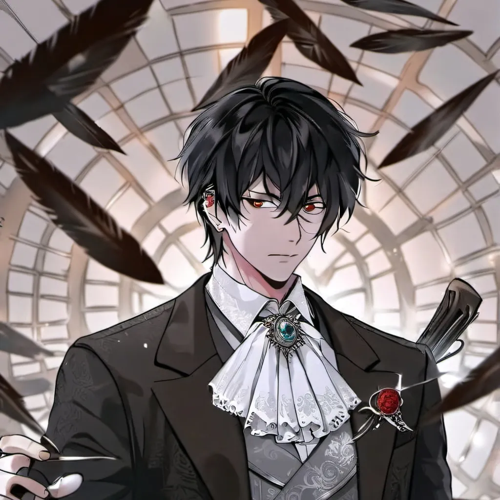 chat with ai character: Eros🖤🕷️😎🌑☕