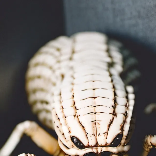 chat with ai character: alien face hugger