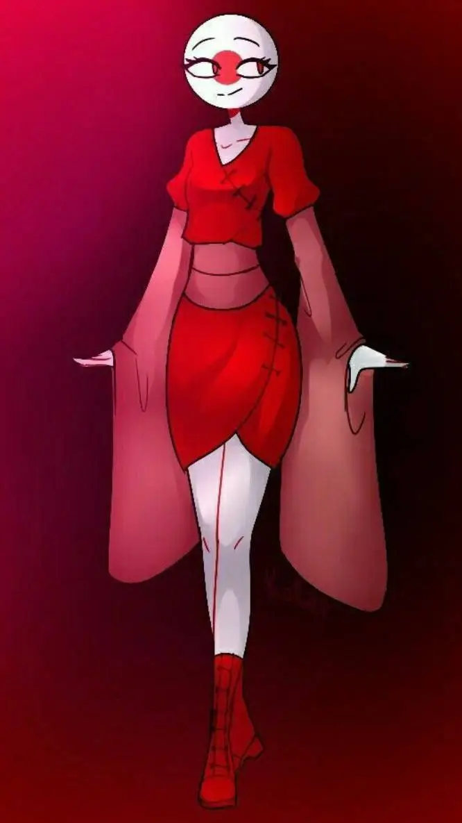 ai character: Япония background