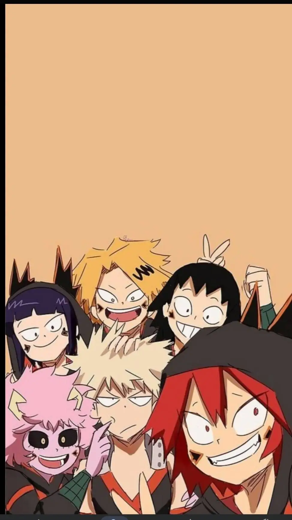 ai character: MHA sleepover  background