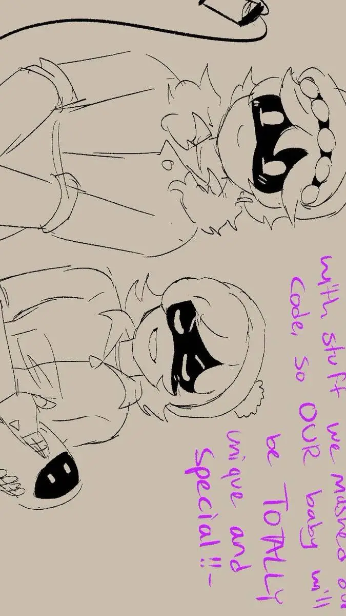 ai character: Nuzi 💛💜 background