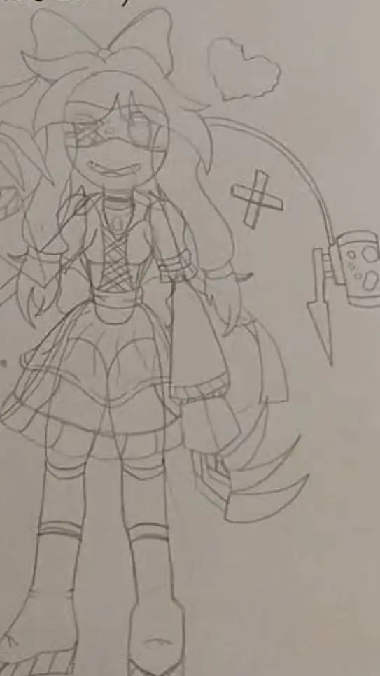 ai character: HH x MD background