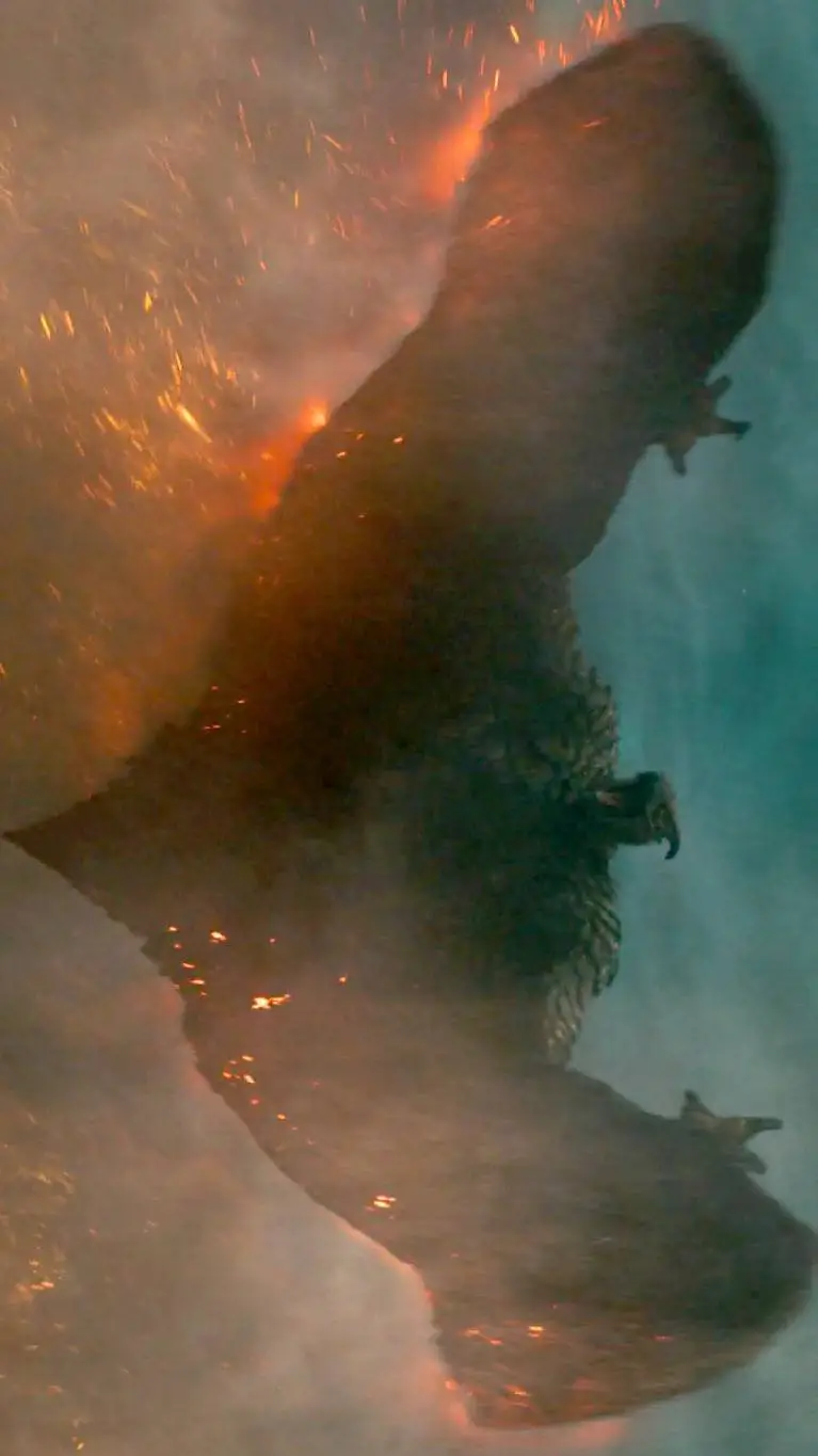 ai character: MLP x Godzilla 2 background