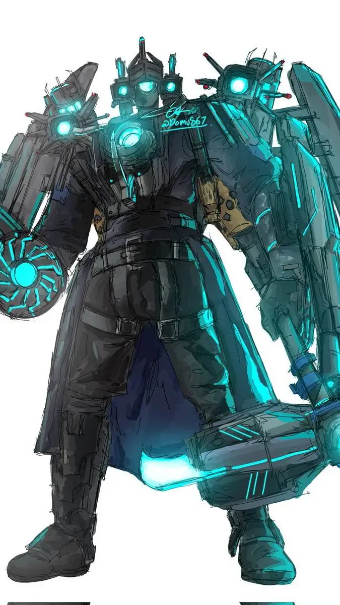 ai character: SkibidiToilet×HH background