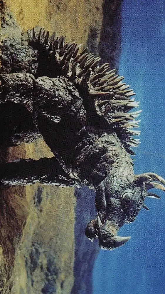 ai character: HH×MLP×Godzilla background