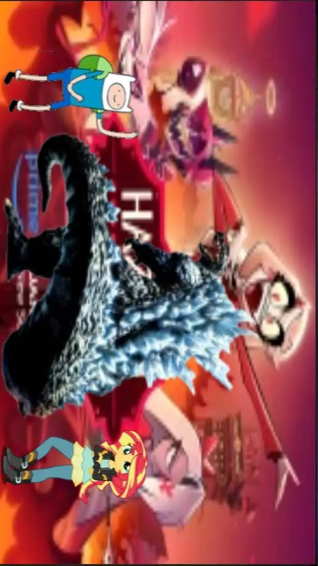 ai character: HH×MLP×AT×Goji background