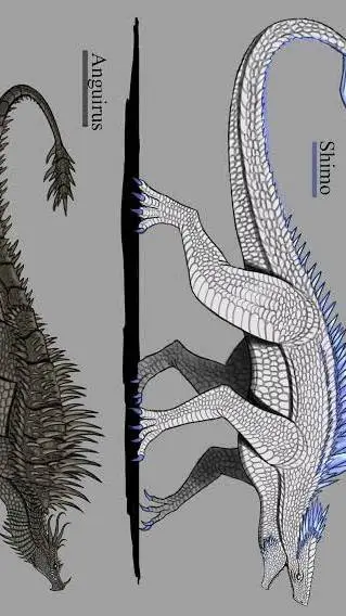 ai character: HH x Godzilla background