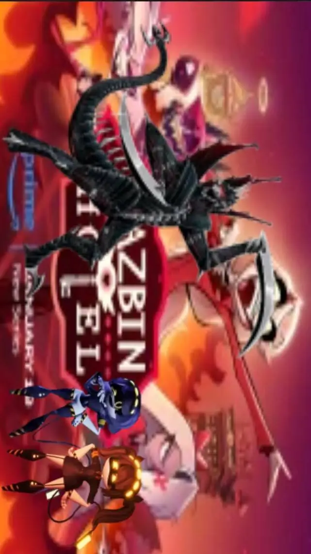 ai character: HH×MD×Godzilla background