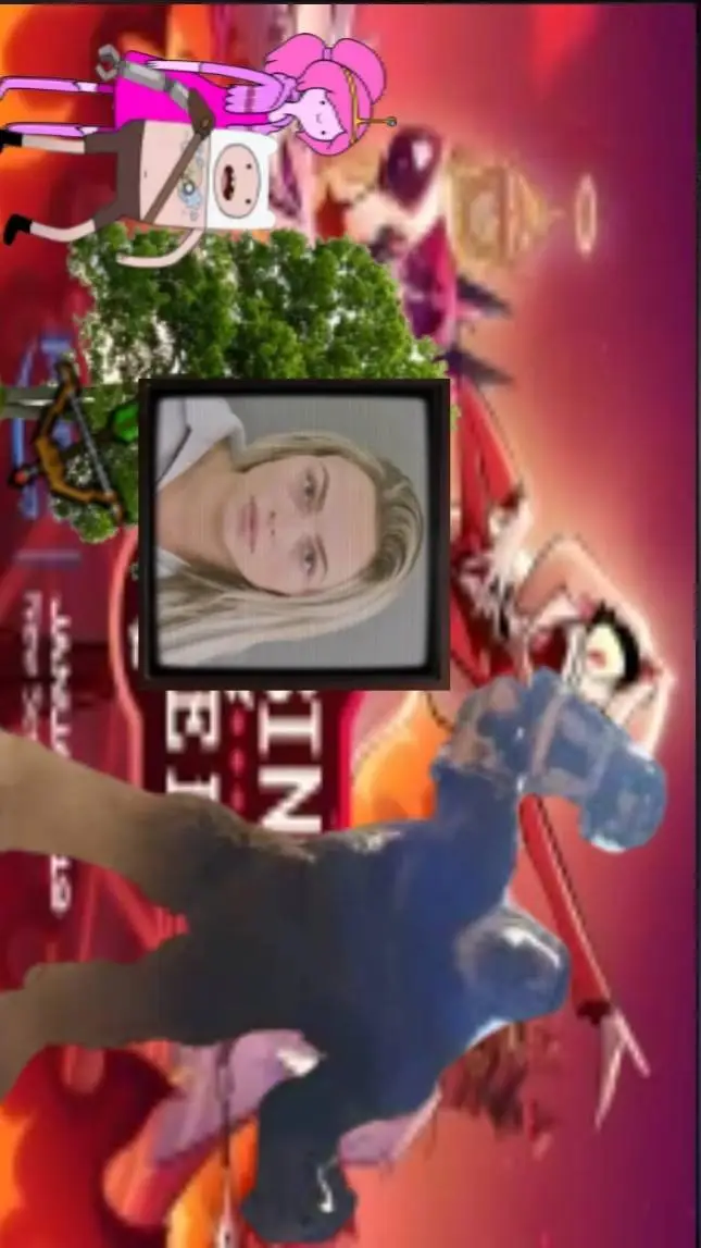 ai character: HH×AT×Godzilla background