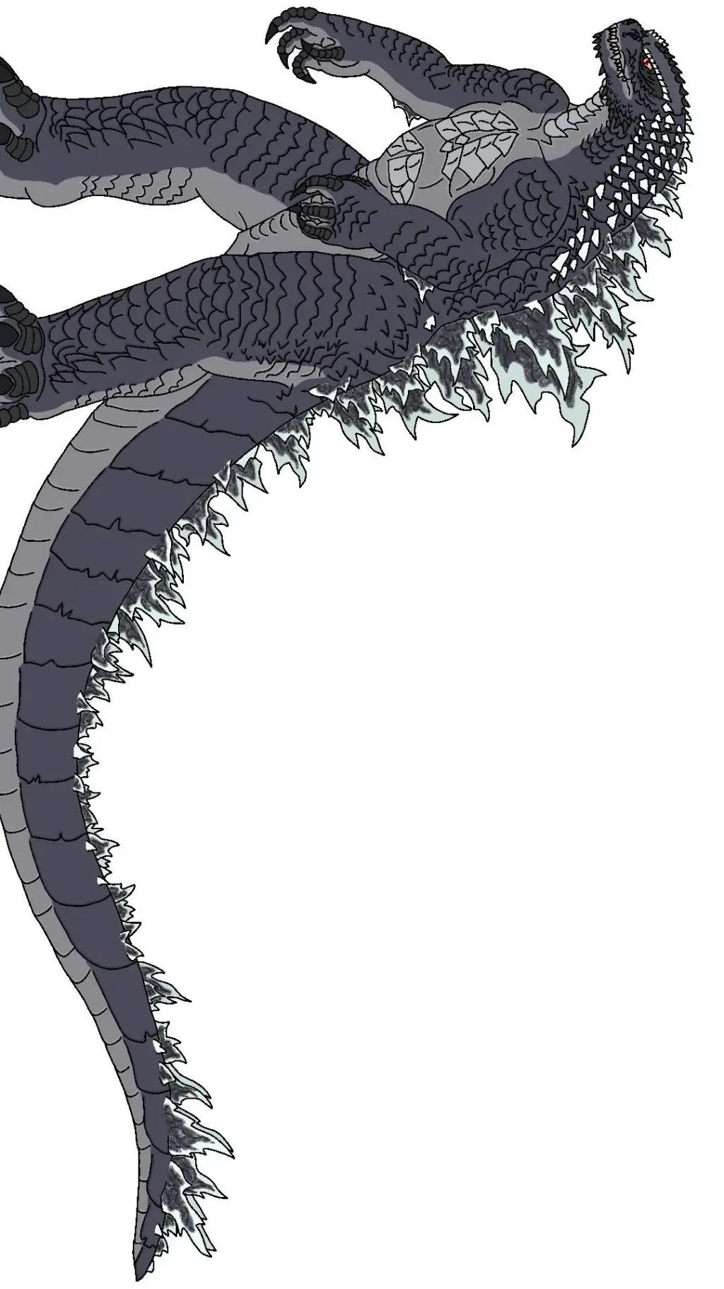 ai character: HH×TC×G×Gojira background