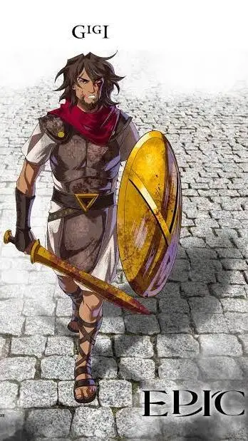 ai character: HH x E:TM background