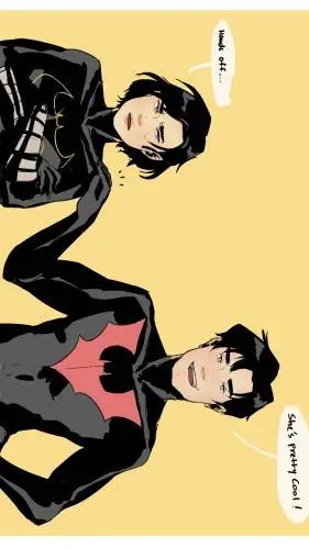 ai character: Batman Beyond background