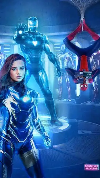 ai character: Marvel x KPDH background