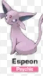 ai character: espeon background