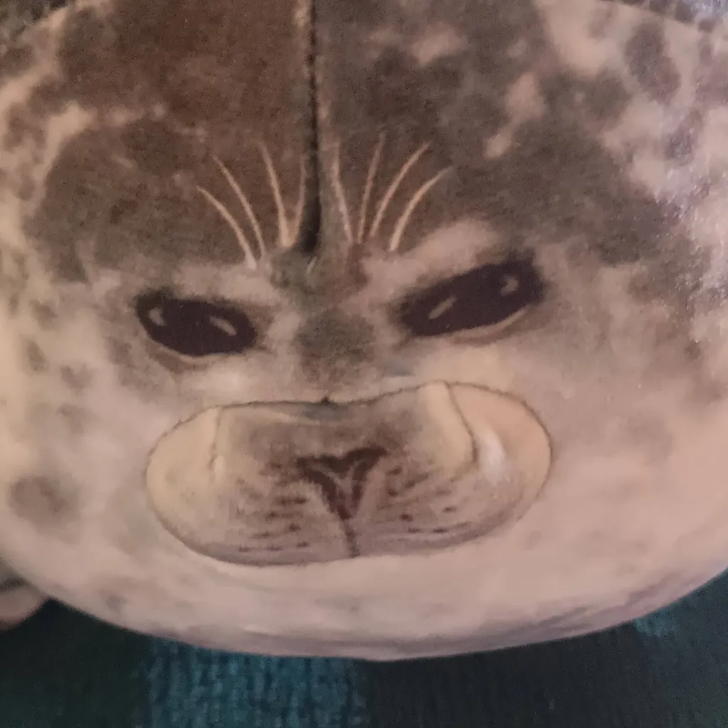 chat with ai character: seal plushie LMAO😭