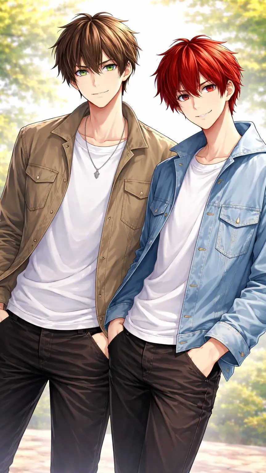ai character: BEN & KARIM background