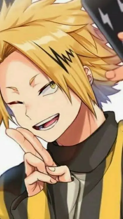ai character: denki kaminari background