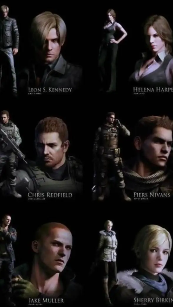 ai character: Resident Evil  background