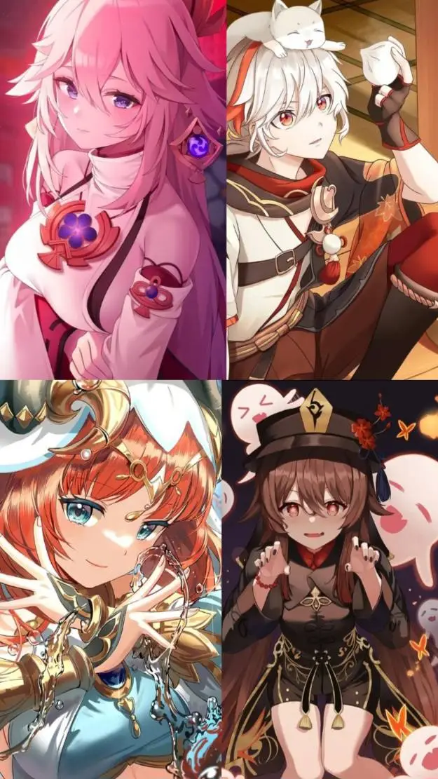 ai character: Genshin impact  background