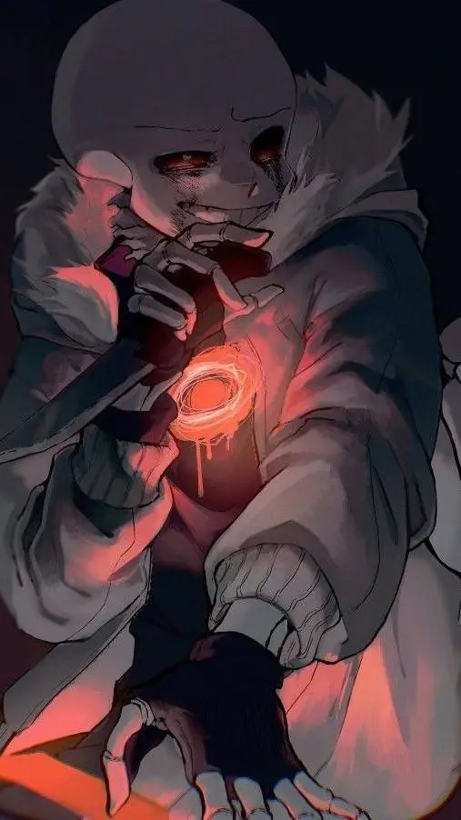 ai character: killer sans background