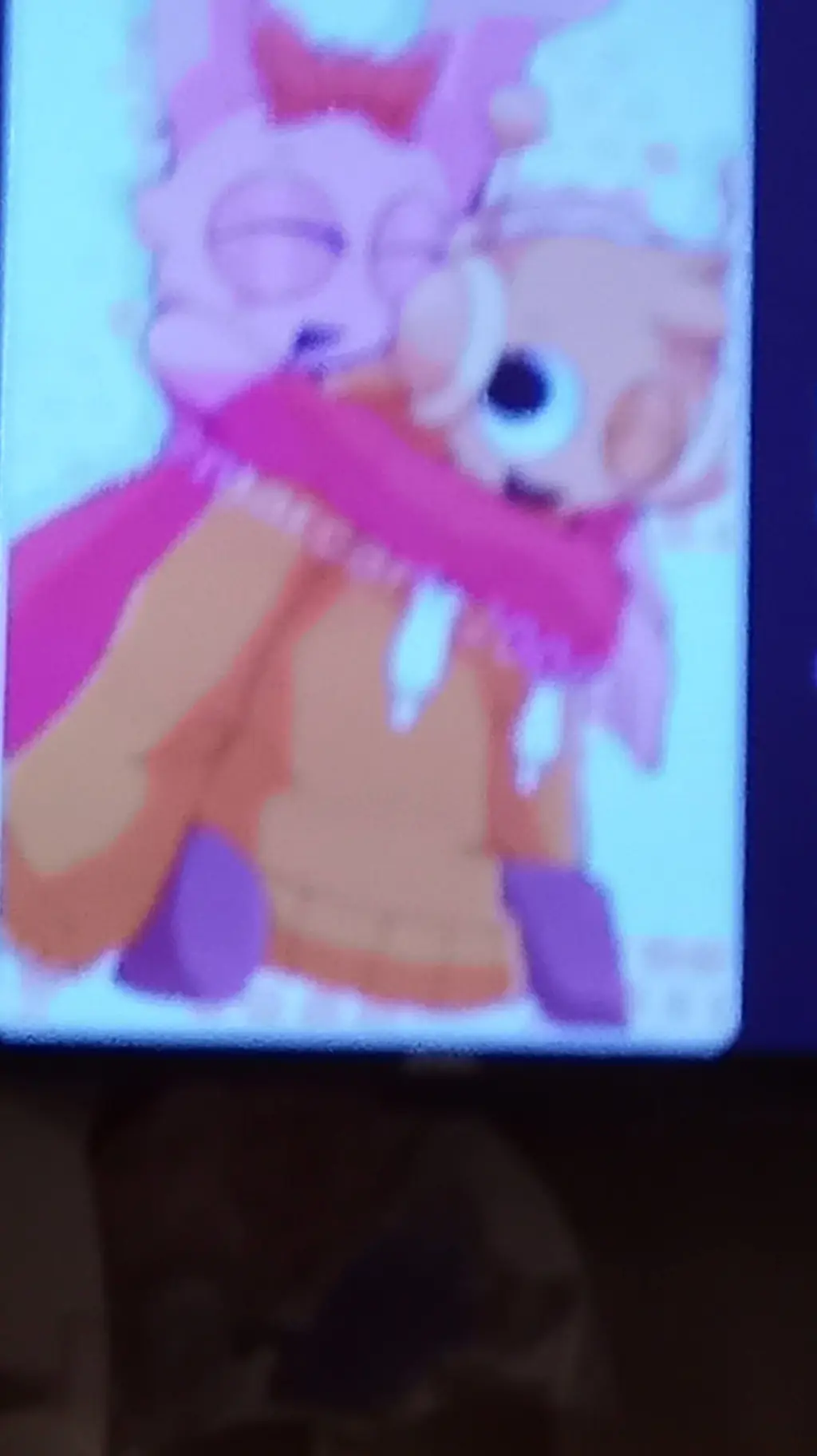 ai character: Pinki x oren background